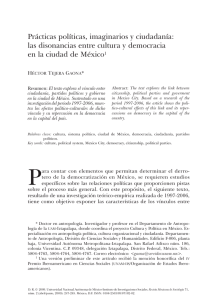 Prácticas políticas, imaginarios y ciudadanía: las - E-journal