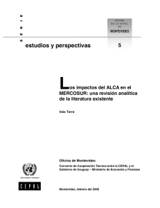 Los impactos del ALCA en el MERCOSUR: una revision analitica de