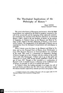 The Theological Implications of the Philosophy of History^`^
