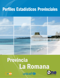 Perfil Estadístico Provincial La Romana
