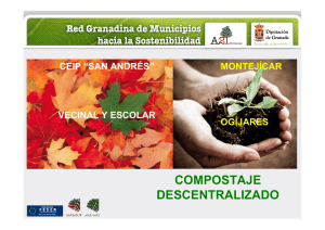Proyecto de Compostaje en los municipios de Ogijares y Montejicar.