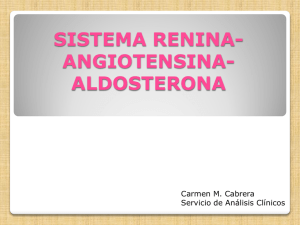 eje renina- angiotensina-aldosteromna