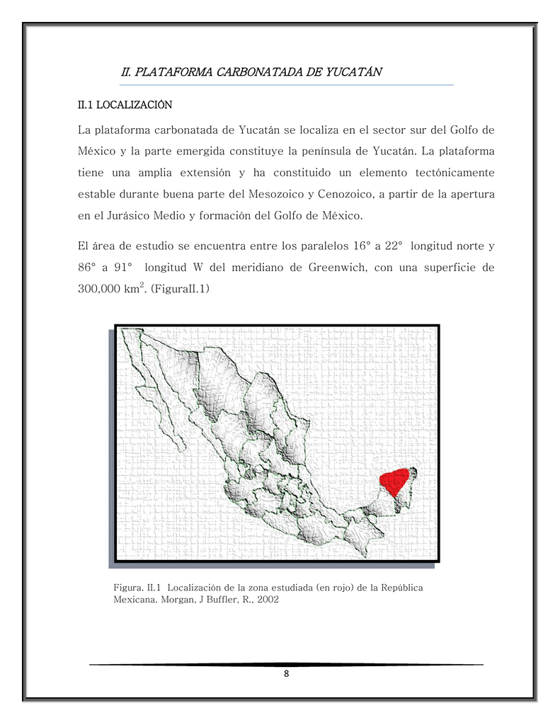Ii Plataforma Carbonatada De Yucat N La Plataforma