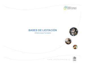 bases de licitación - ChileCompra Formacion