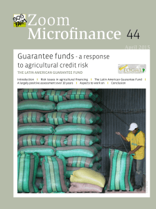 Guarantee funds - Microfinance Gateway