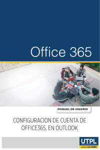 CONFIGURACION DE CUENTA DE OFFICE365, EN OUTLOOK
