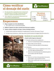 Cómo verificar el drenaje del suelo