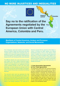 Say no to the ratification of the Agreements negotiated by the