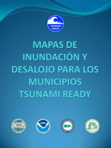 mapas de inundación y desalojo para los municipios tsunami ready