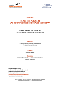 el rol y el futuro de las constituciones nacionales en europa