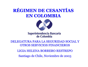 régimen de cesantías en colombia