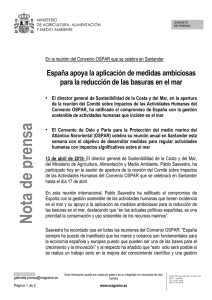 20150413 Reunión Convenio OSPAR en Santander