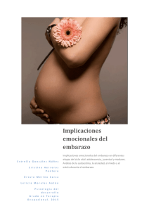 PBL Implicaciones Emocionales del Embarazo