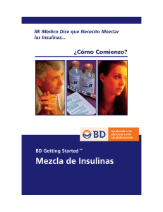 Mezcla de Insulinas