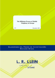 The Diffusion Process of Mobile Telephony in Europe