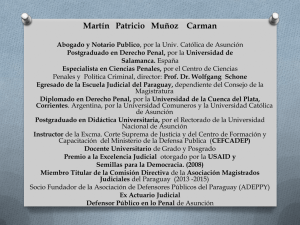 La Prescripción material Conforme al Código Penal del Paraguay