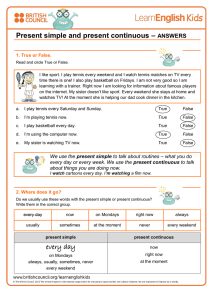 Print the answers - LearnEnglish Kids