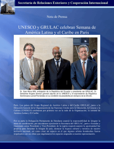 UNESCO y GRULAC celebran Semana de América Latina y el
