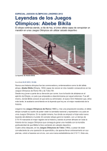Leyendas de los Juegos Olímpicos: Abebe Bikila