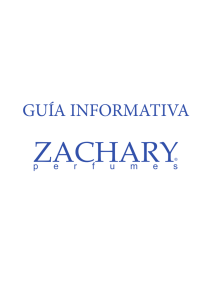 GUÍA INFORMATIVA - Zachary Perfumes International