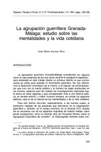 La agrupación guerrillera Granada-Málaga - e