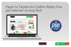 Pagar tu Tarjeta de Crédito Ripley Visa por Internet