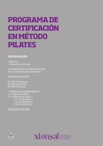 programa de certificación en método pilates