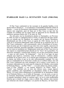 Iparralde bajo la ocupación nazi (1940