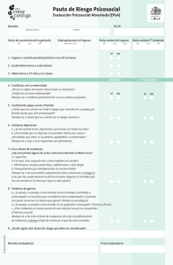 Pauta de Riesgo Psicosocial