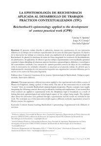 Reichenbach`s epistemology applied to the development of context