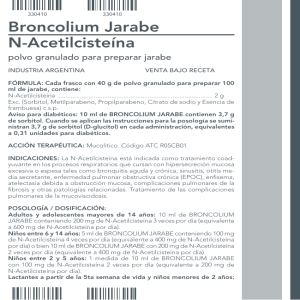 Broncolium Jarabe N-Acetilcisteína