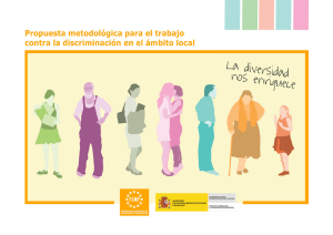 Propuesta metodológica para el trabajo contra la discriminación en