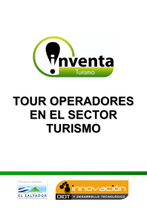 TOUR OPERADORES EN EL SECTOR TURISMO