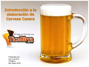 Curso básico elaboración cerveza TicoBirra.