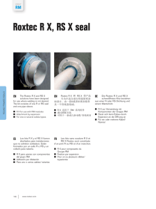 Roxtec R X, RS X seal