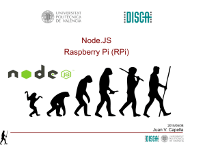 Node.JS Raspberry Pi (RPi)