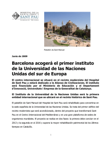 Barcelona acogerá el primer instituto de la
