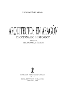 Arquitectos en Aragón. Diccionario histórico