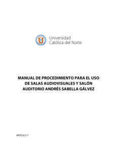 manual de procedimiento para el uso de salas audiovisuales y