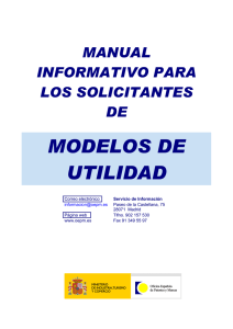 modelos de utilidad - Oficina Española de Patentes y Marcas