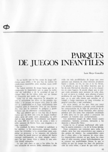 PARQUES DE JUEGOS INFANTILES
