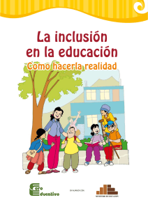 La inclusión en la educación
