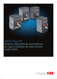 SACE Tmax XT. Nuevos interruptores automáticos en caja