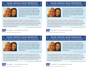 colon cancer can be prevented colon cancer can be prevented