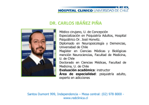 dr. carlos ibáñez piña - Hospital Clínico Universidad de Chile
