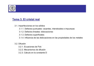 Tema 3. El cristal real