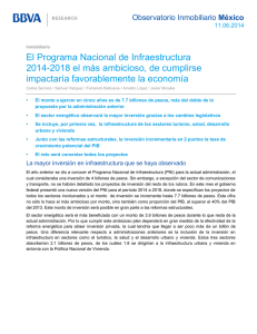 El Programa Nacional de Infraestructura 2014
