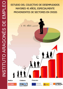 Estudio del colectivo de desempleados mayores de 45 años