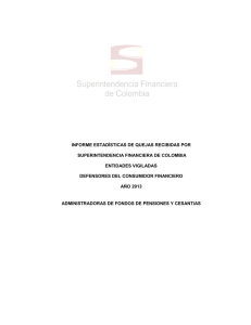 Consolidado año - Superintendencia Financiera de Colombia