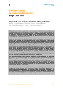 Evolución y utilidad de un clásico del saneamiento Sergio Oliete Josa